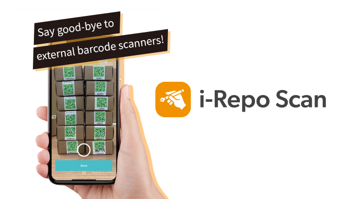 Continusly scan and read mulitple barcodes at once with i-Repo Scan