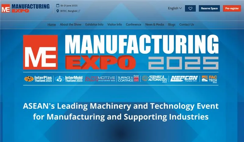 CIMTOPS Thailand will exhibit 【MANUFACTURING EXPO 2025】 in ICHI booth @ BITEC, Bangkok, Thailand